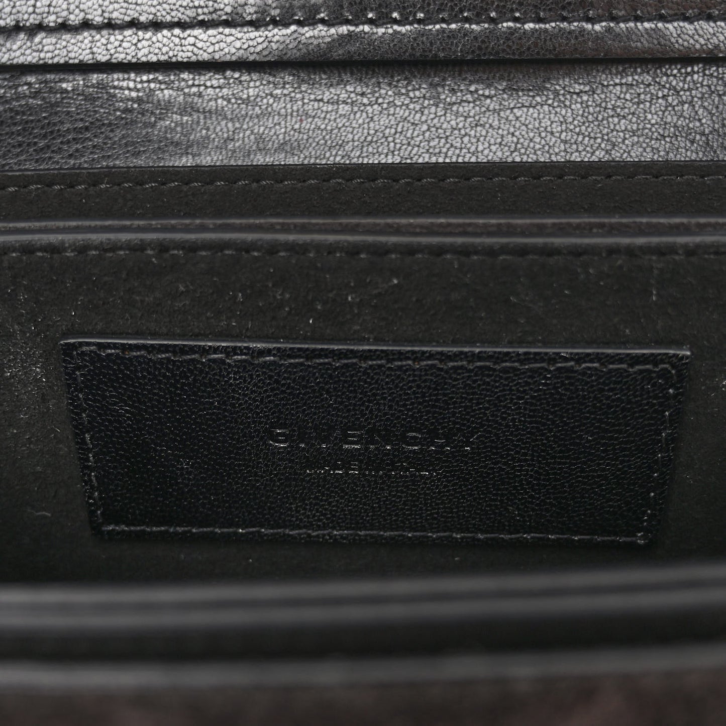 Goatskin Suede Mini GV3 Shoulder Bag Black