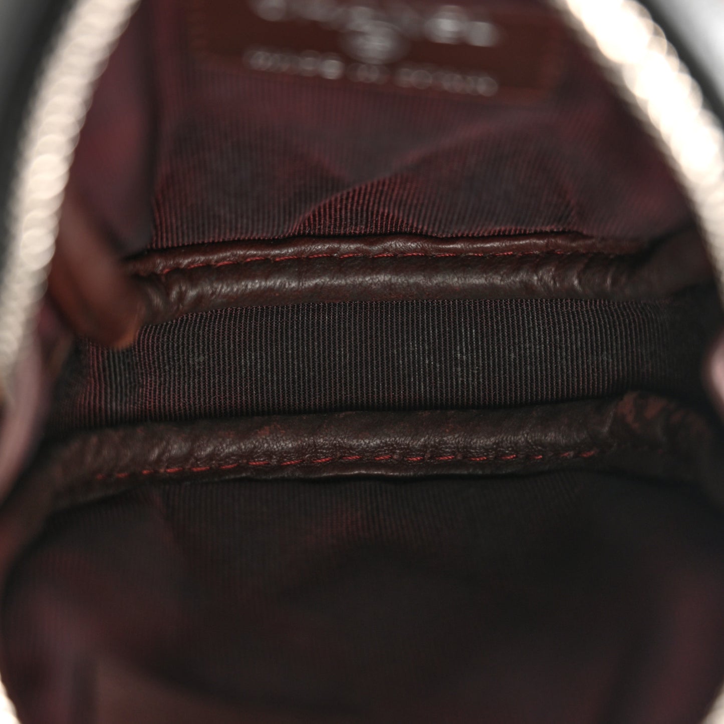 Lambskin Quilted Zip Around Classic Coin Purse Black