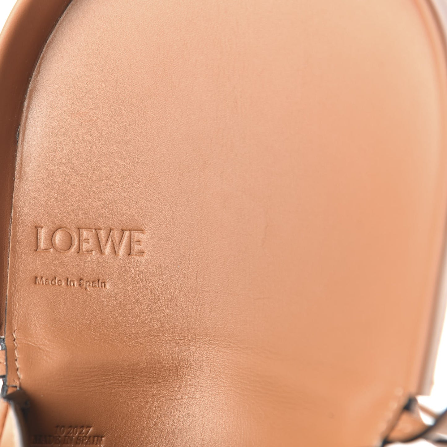 Soft Calfskin Small Heel Bag Tan