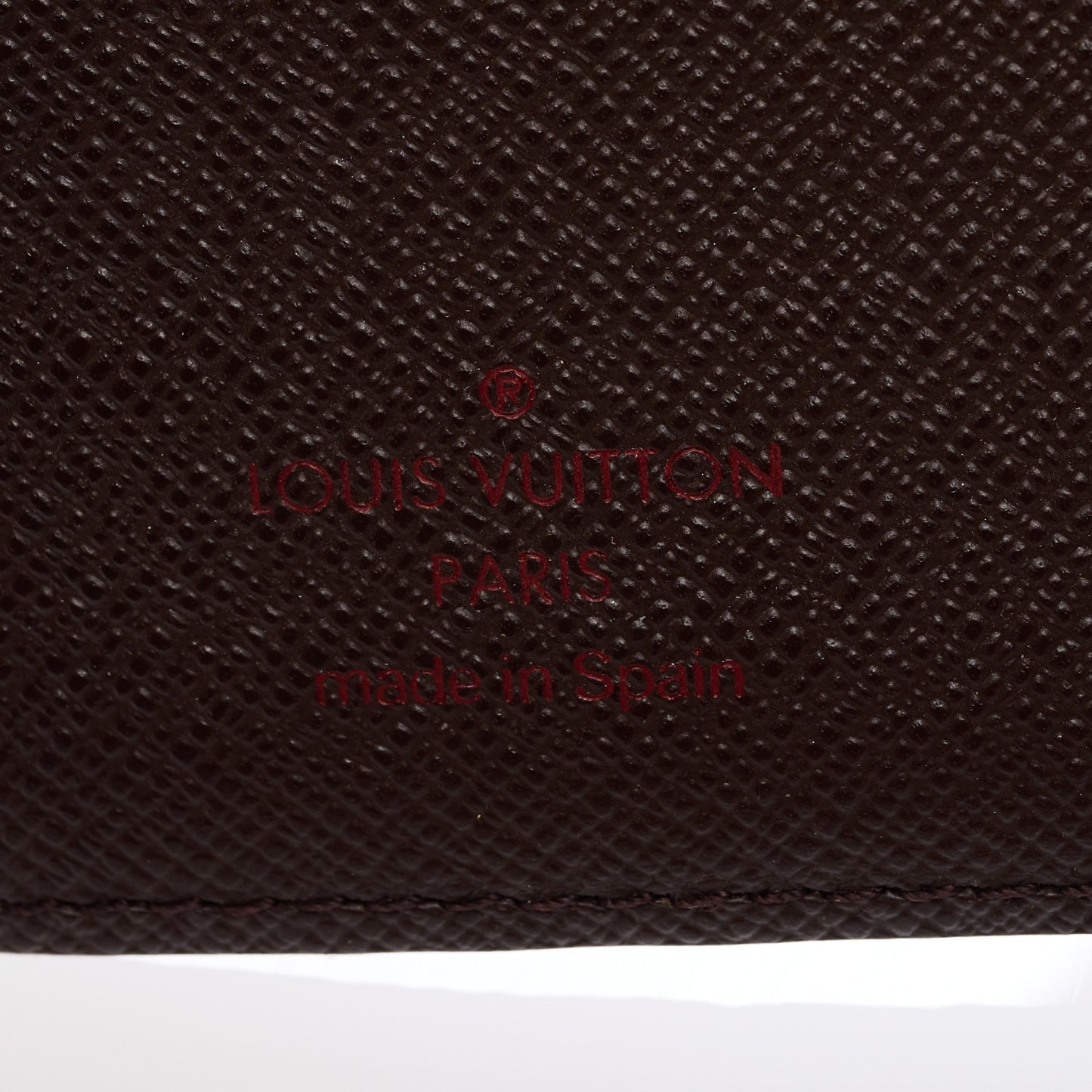 Damier Ebene Small Ring Agenda Cover