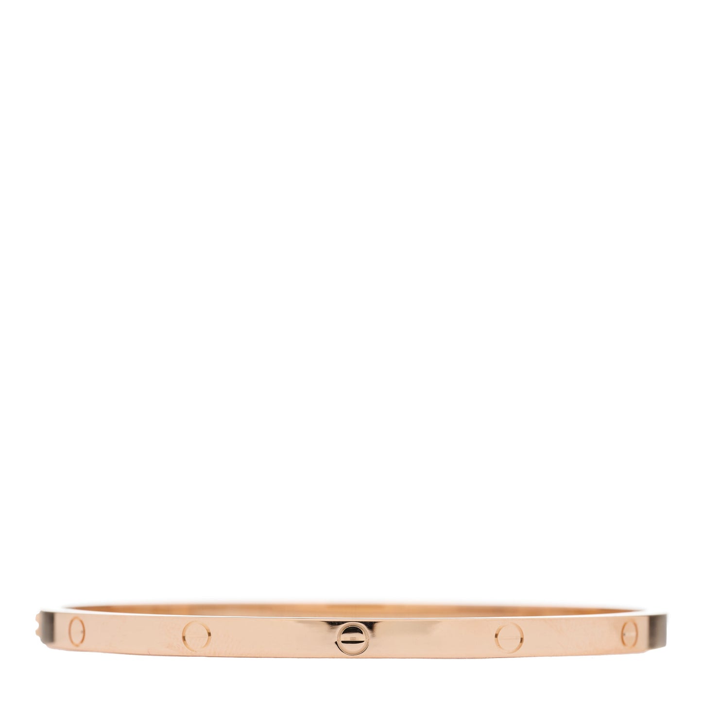 18K Pink Gold Small LOVE Bracelet 17