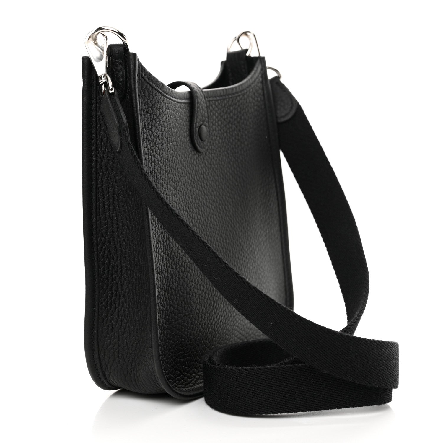 Hermes Taurillon Clemence Evelyne TPM Black 3 of 11