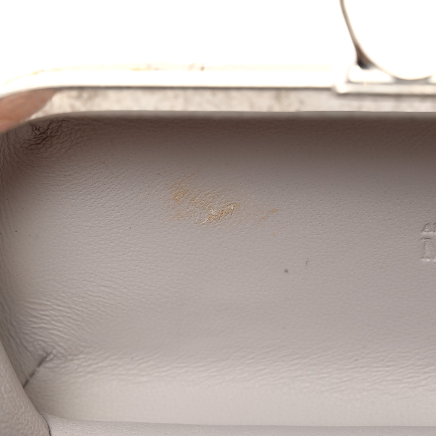 Snakeskin Knuckle Box Clutch Beige
