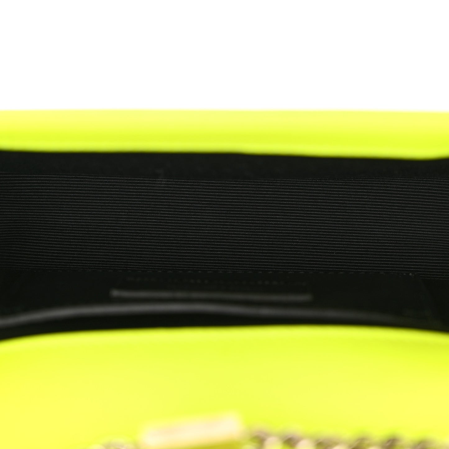 Smooth Calfskin Small Monogram Kate Satchel Neon Yellow