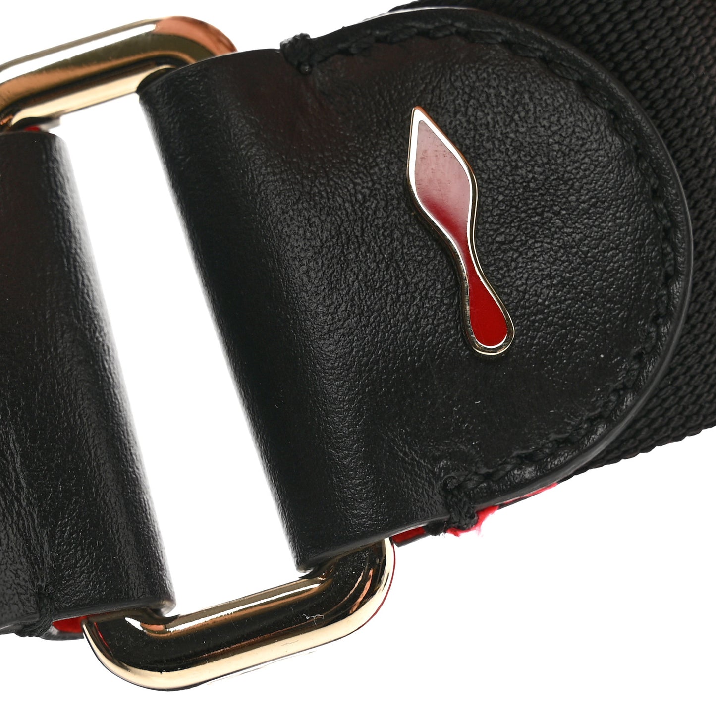 Calfskin Marie Jane Love Belt Bag Black Platine