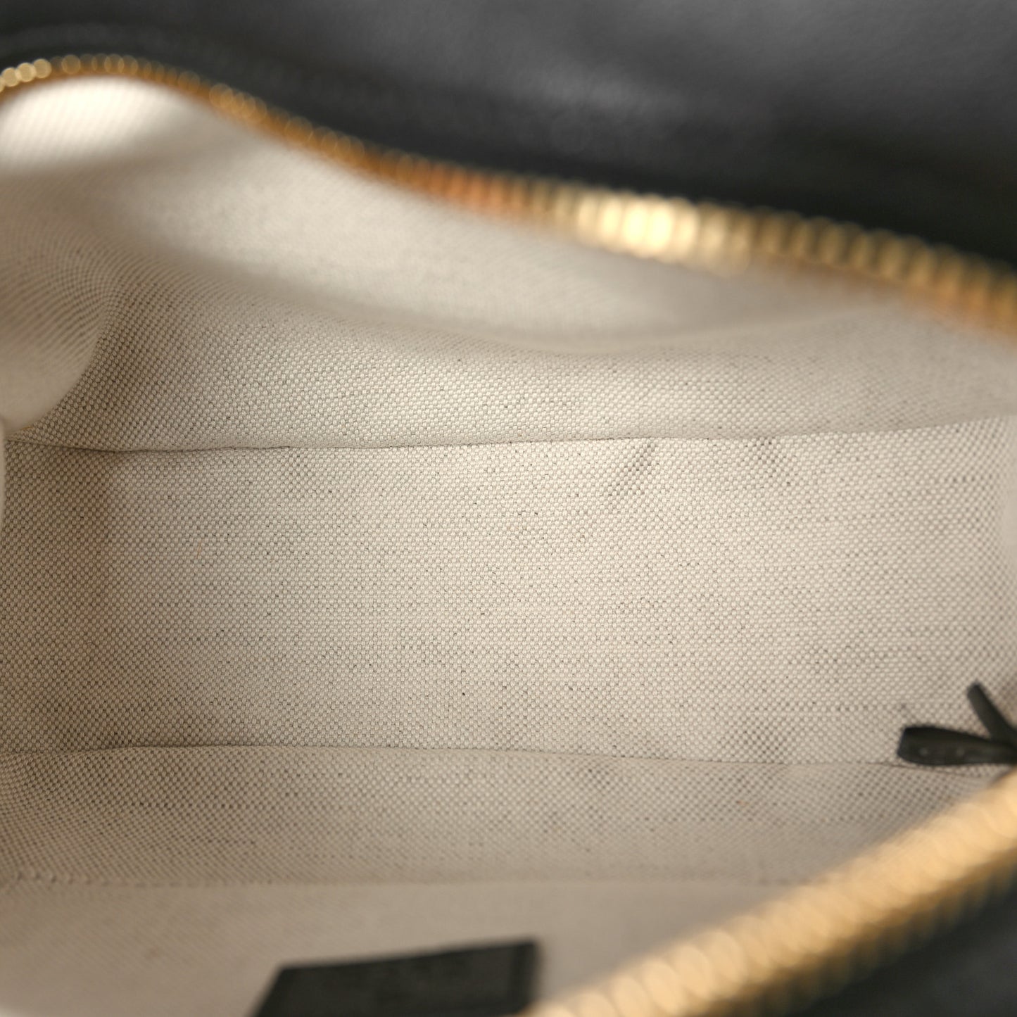 Sakai Be Green Calfskin Diagonal Stitched Small Blondie Shoulder Bag Black