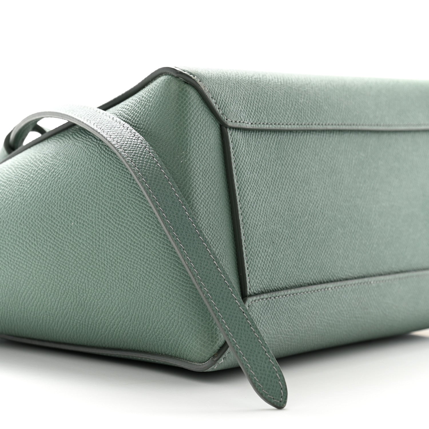 Celine Grained Calfskin Micro Belt Bag Celadon 9 of 12