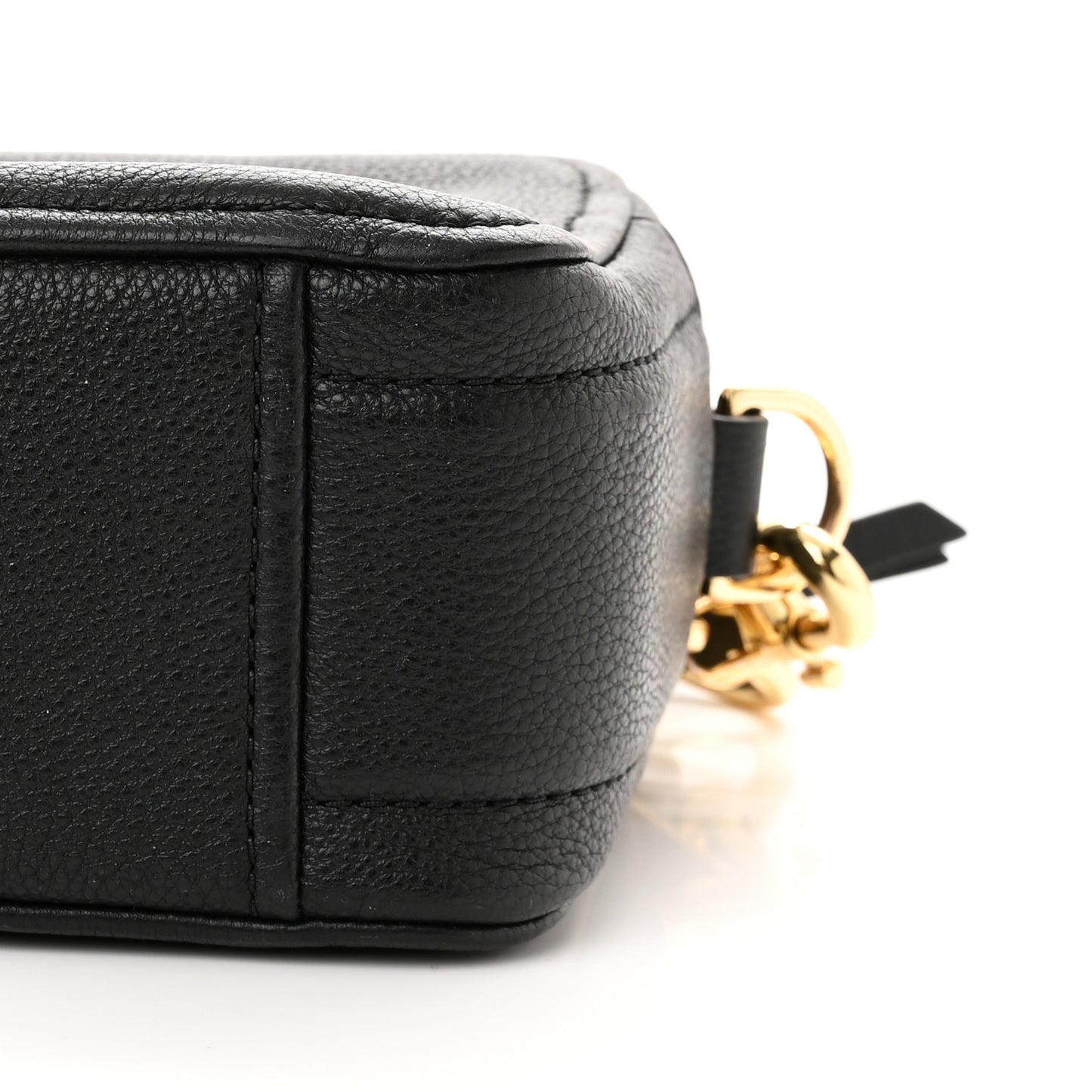 Calfskin Small Snapshot Camera Bag Black