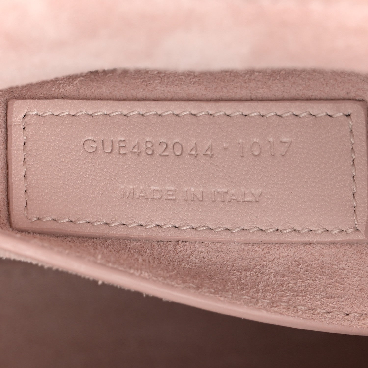 Saint Laurent Smooth Calfskin Suede Medium Bellechasse Bag Marble Pink 7 of 13