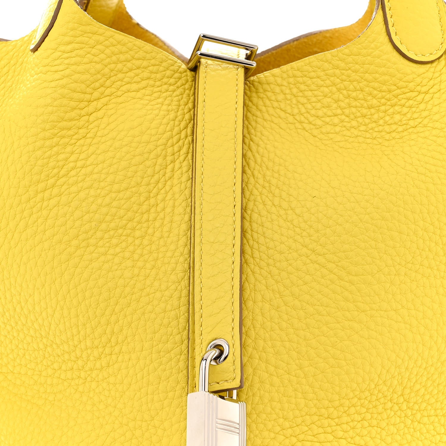 Hermes Taurillon Clemence Picotin Lock 18 PM Lime 8 of 10