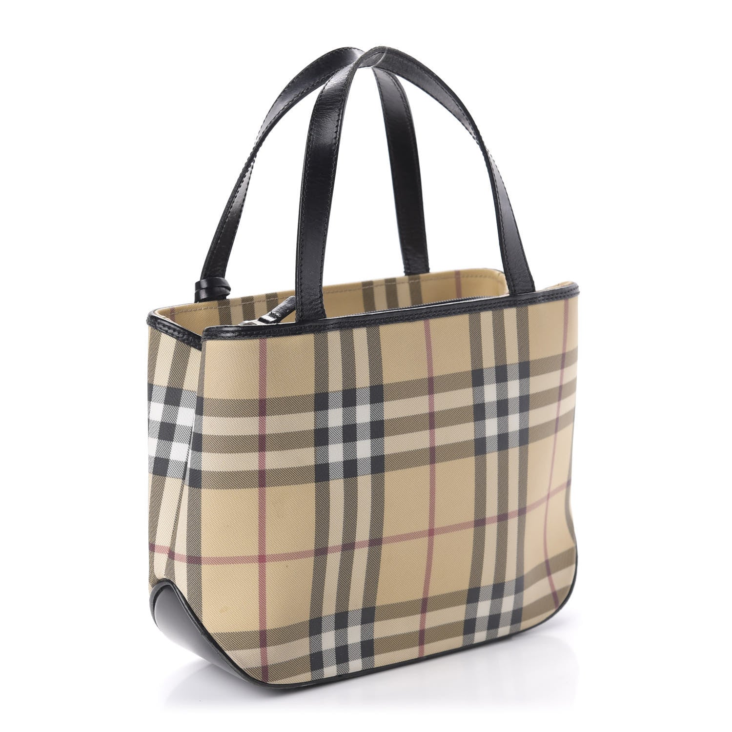 Burberry House Check Small Tote Black 3 of 11