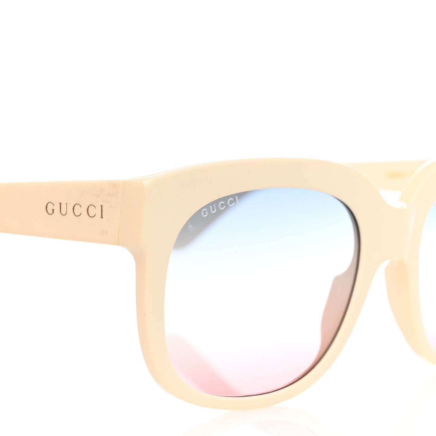 Square Frame GG0361S Sunglasses Ivory