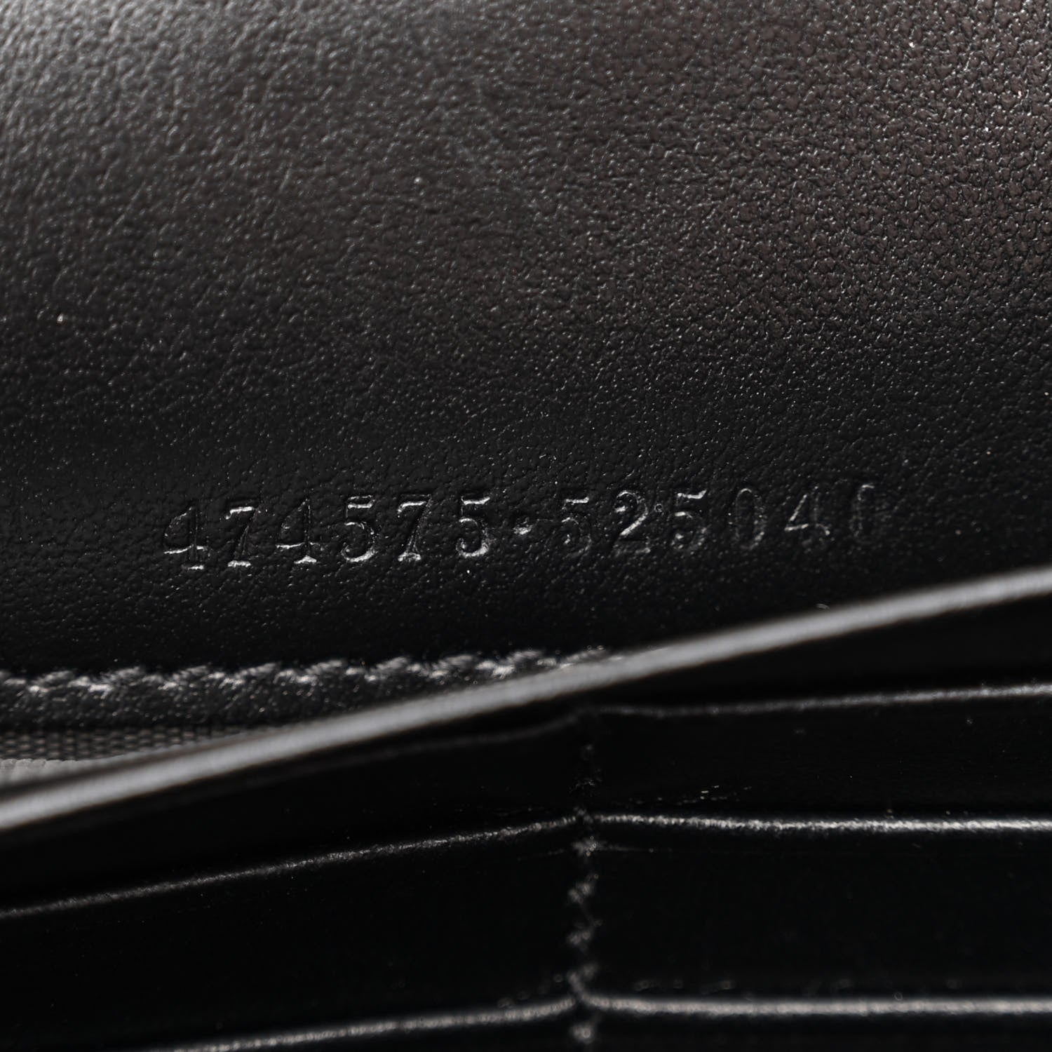Gucci Calfskin Matelasse GG Marmont Chain Wallet Black 7 of 17
