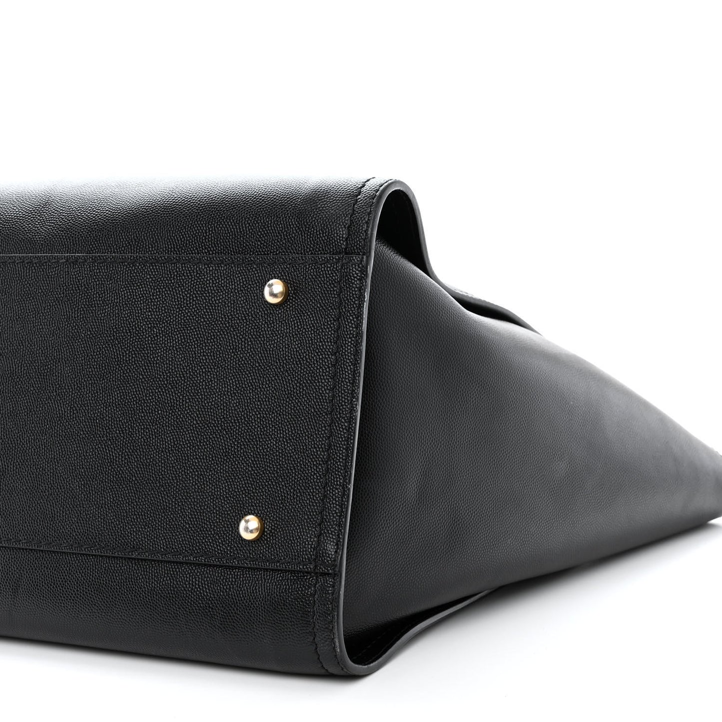 Caviar Medium Studded Deauville Tote Black