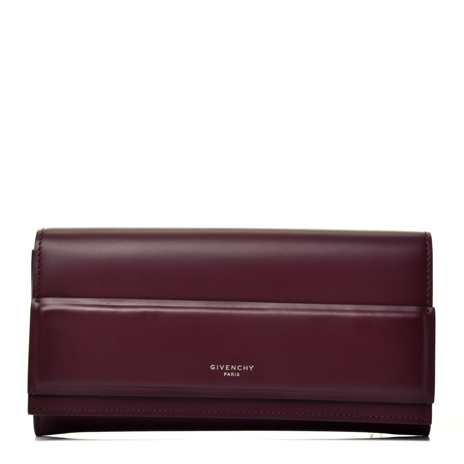 Givenchy Smooth Calfskin Horizon Continental Wallet Oxblood 1 of 7