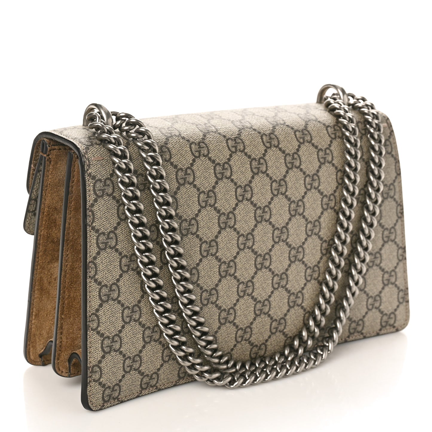 GG Supreme Monogram Small Dionysus Shoulder Bag Taupe