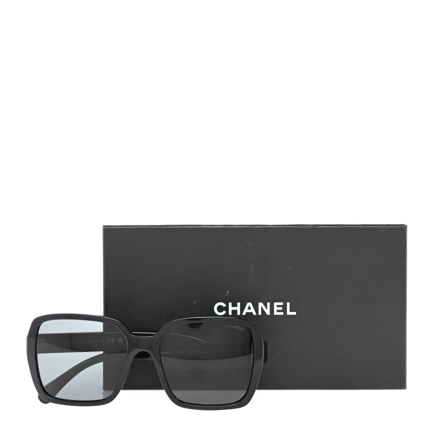 Acetate Square Sunglasses 5408 Black