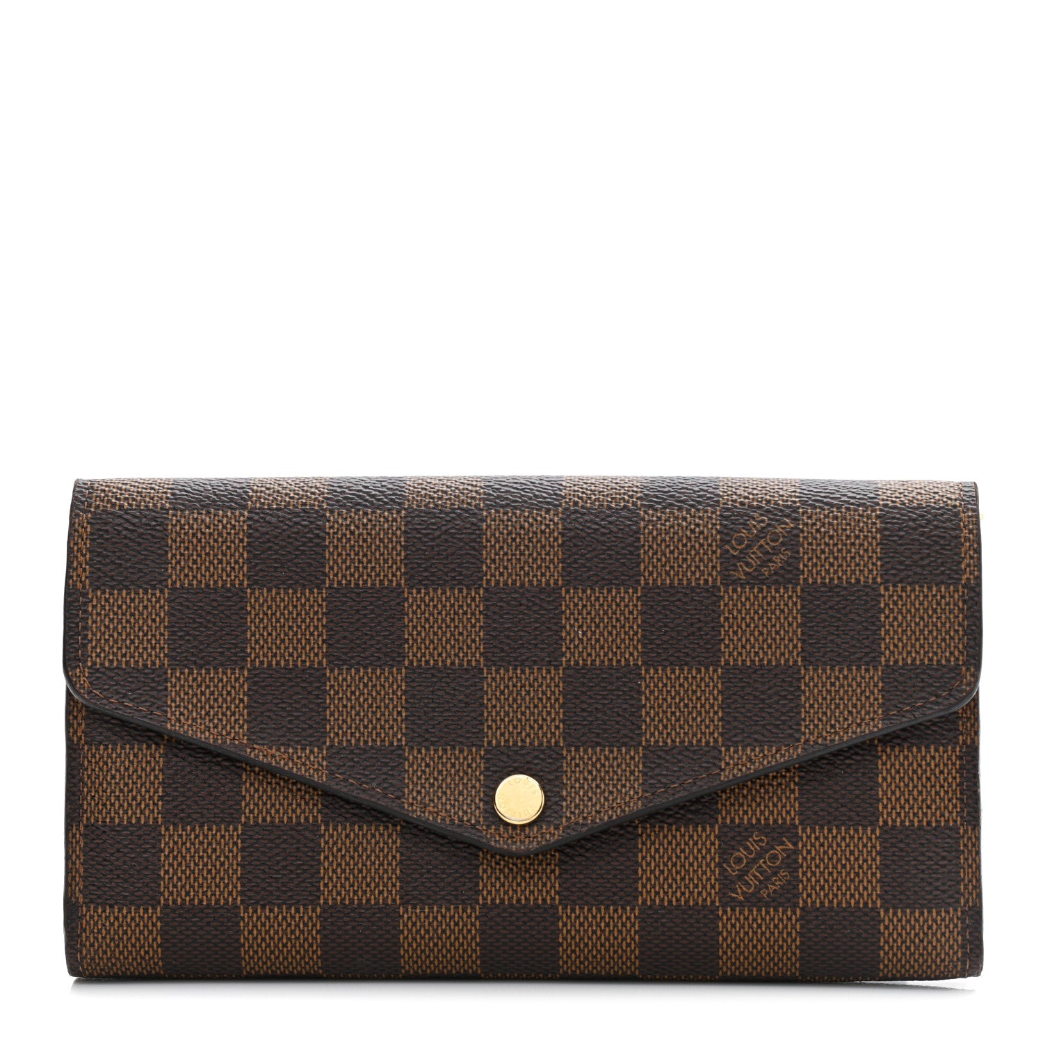 Louis Vuitton Damier Ebene Sarah Wallet NM 1 of 8