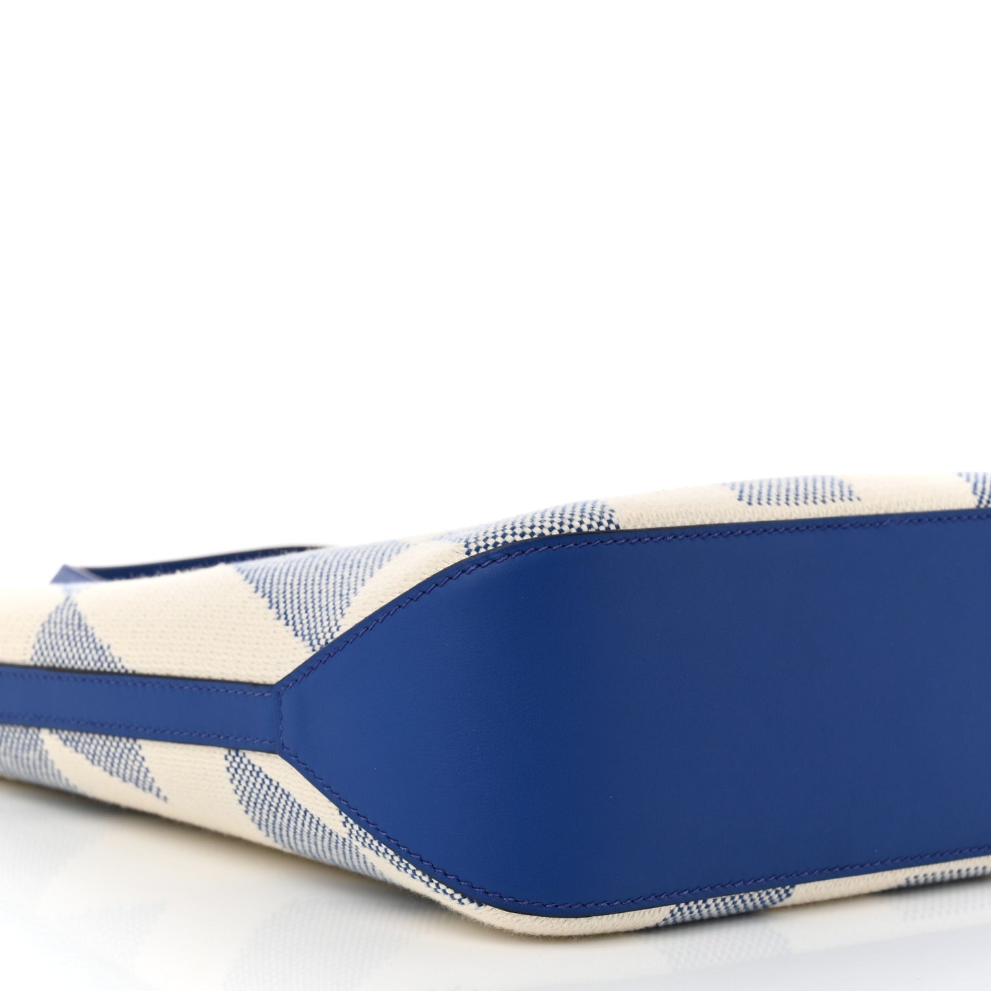 Swift H Canvas Cabas H En Biais 27 Bleu Royal Ecru