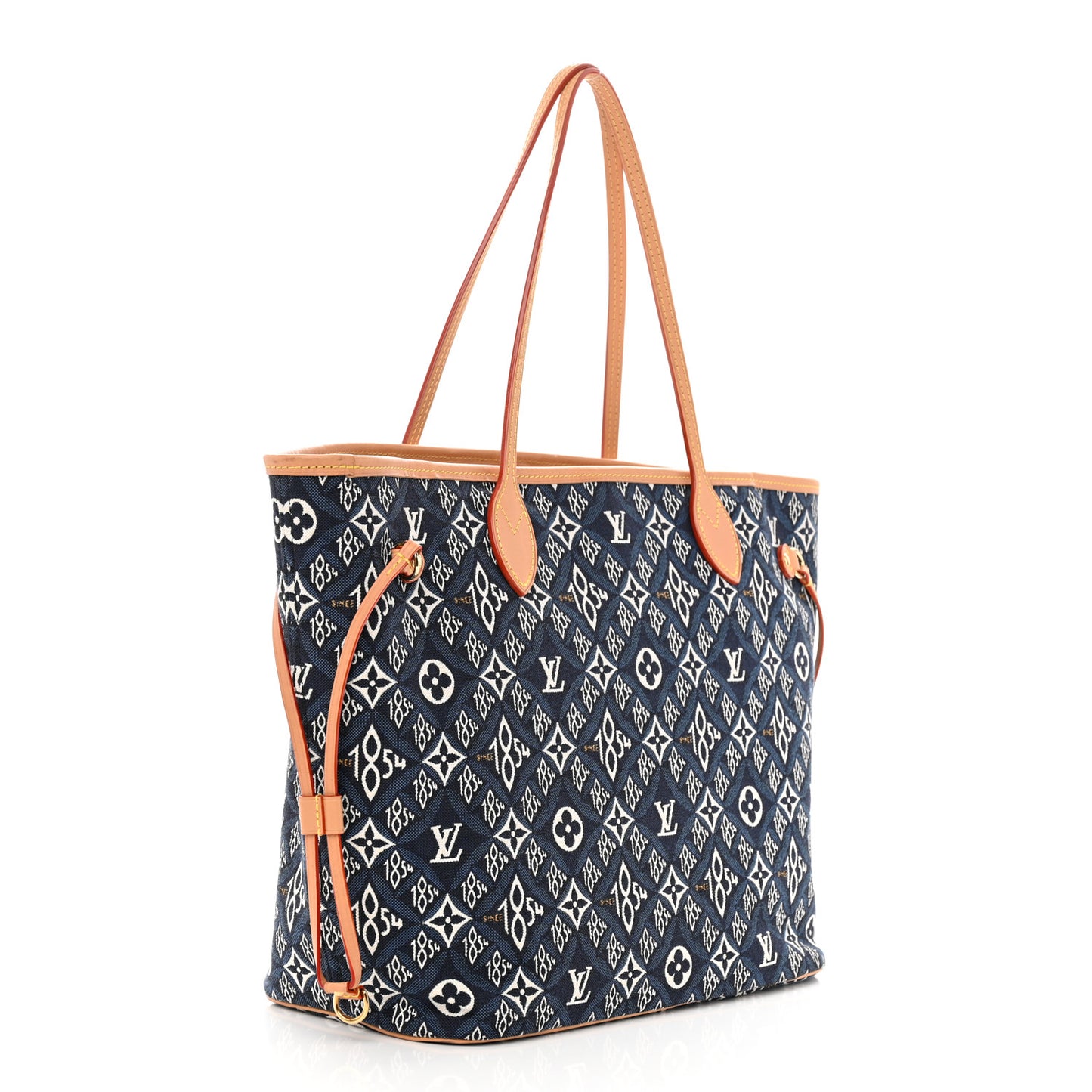 Jacquard Since 1854 Neverfull MM Blue