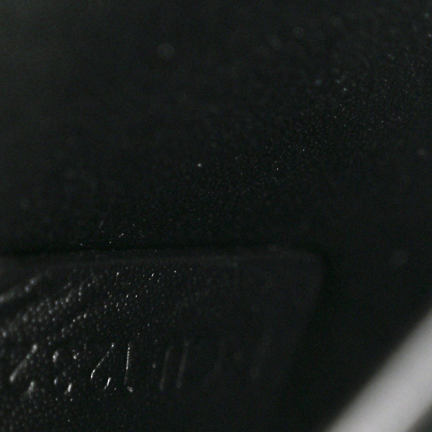 Shiny Calfskin Triomphe Shoulder Bag Black