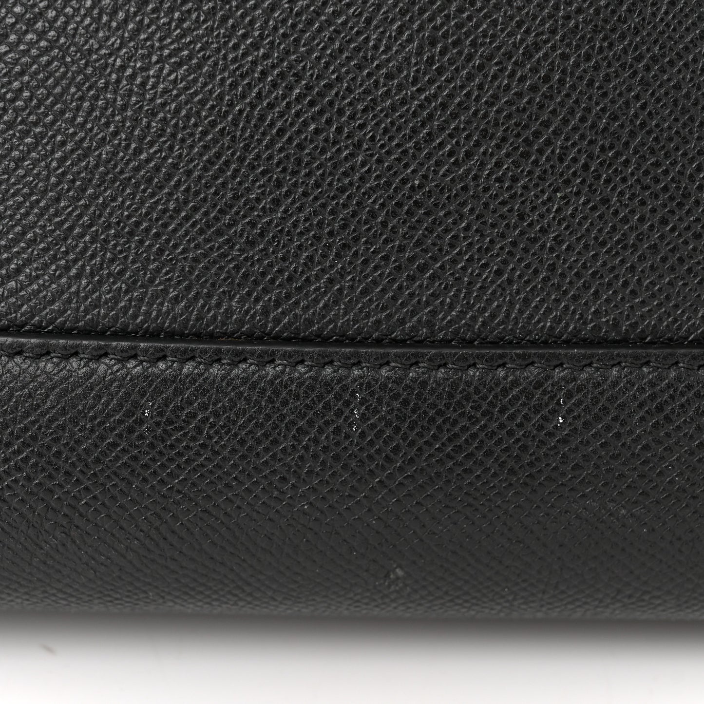 Grained Calfskin Mini Belt Bag Black