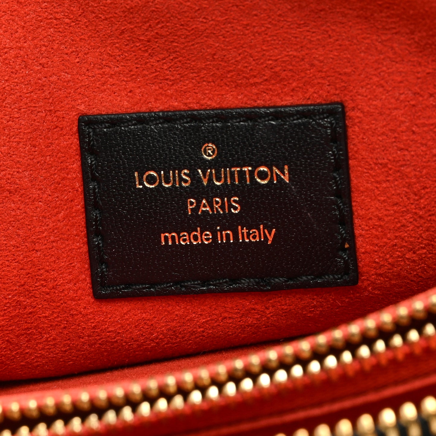 Lambskin Embossed Monogram Coussin BB Black