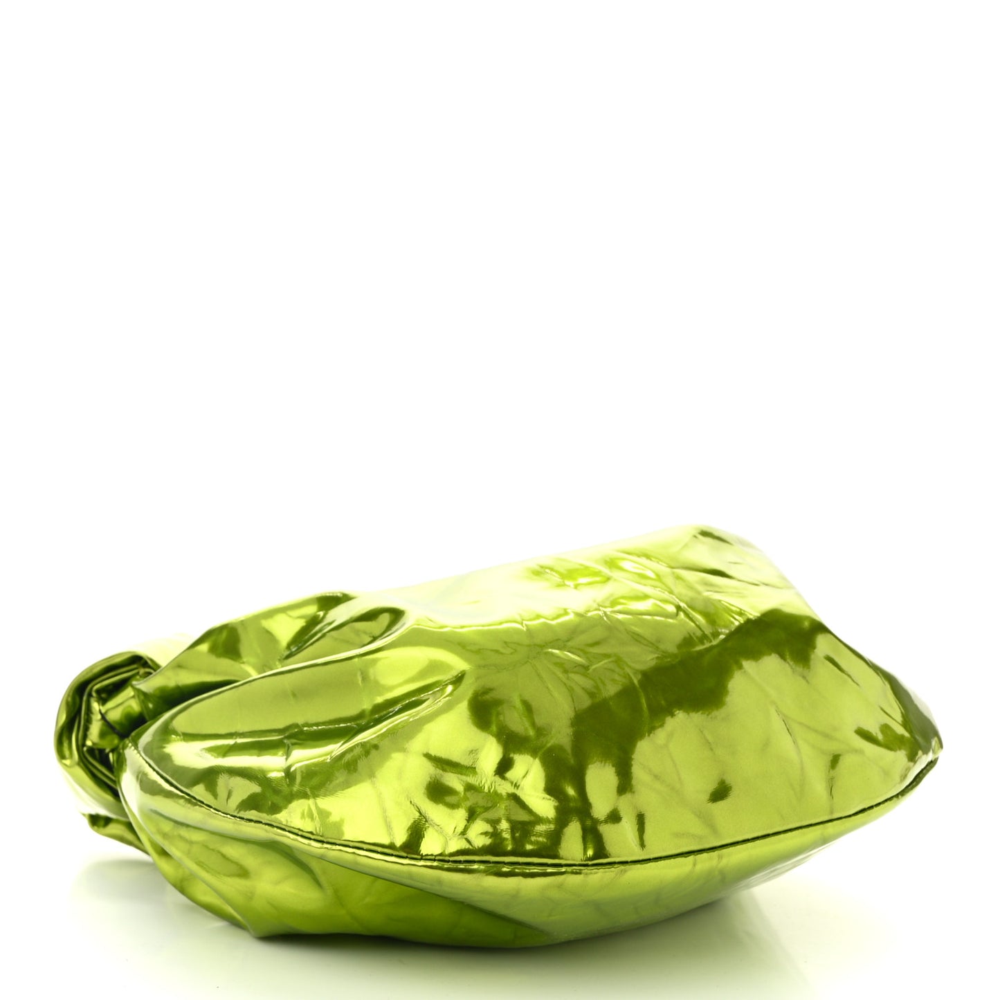 Metallic Crushed Calfskin Mini Jodie Chlorophyll