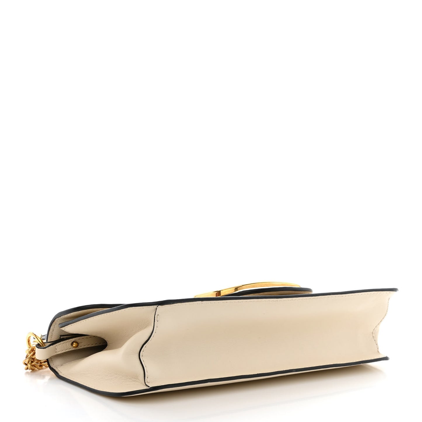 Calfskin Vlogo Loco Shoulder Bag Light Ivory
