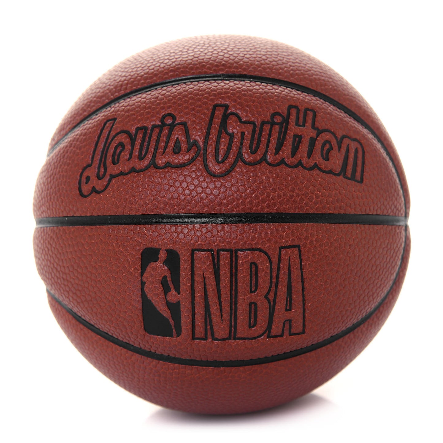 X NBA Plexiglass Monogram Basketball Hoop and Mini Basketball Transparent Gold Orange
