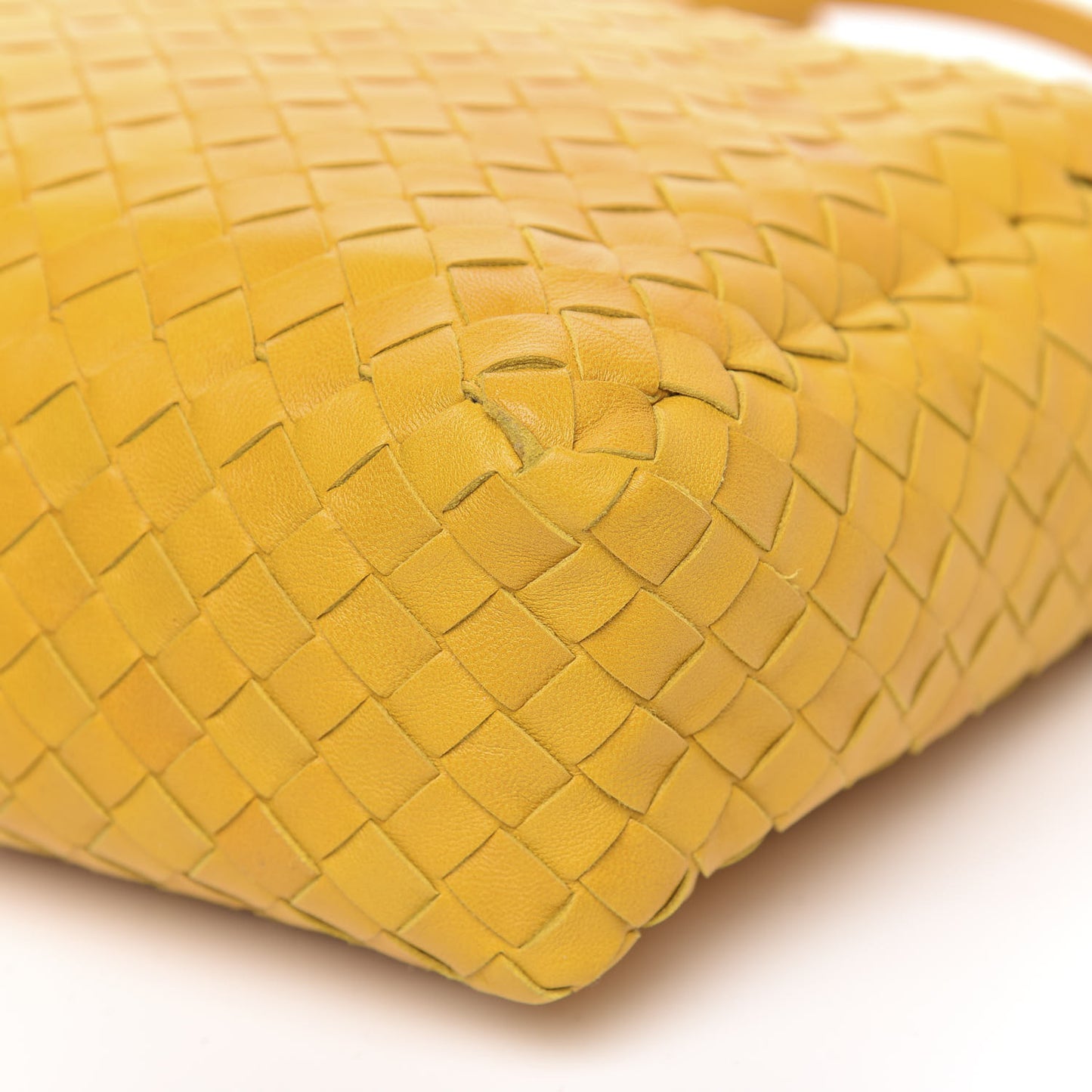 Nappa Intrecciato Small Camera Bag Yellow