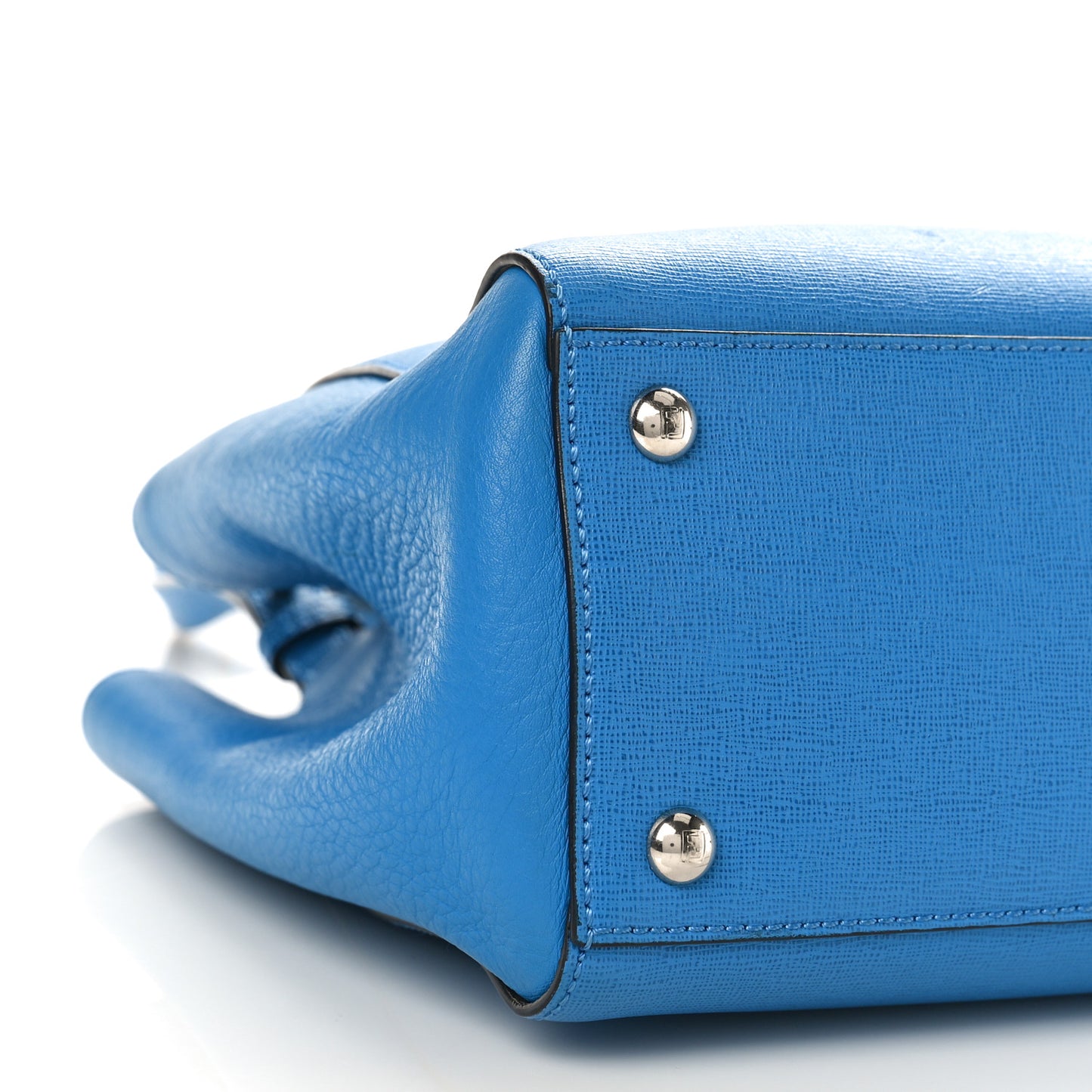 Vitello Elite Flamingo Petite 2Jours Tote Blue Royal