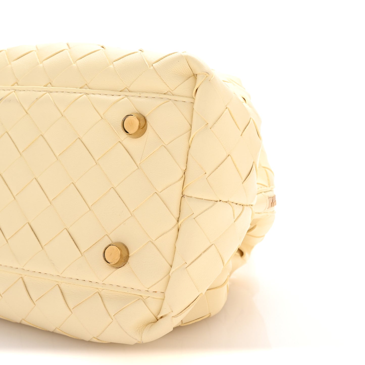 Nappa Intrecciato Mini Bauletto Camomile