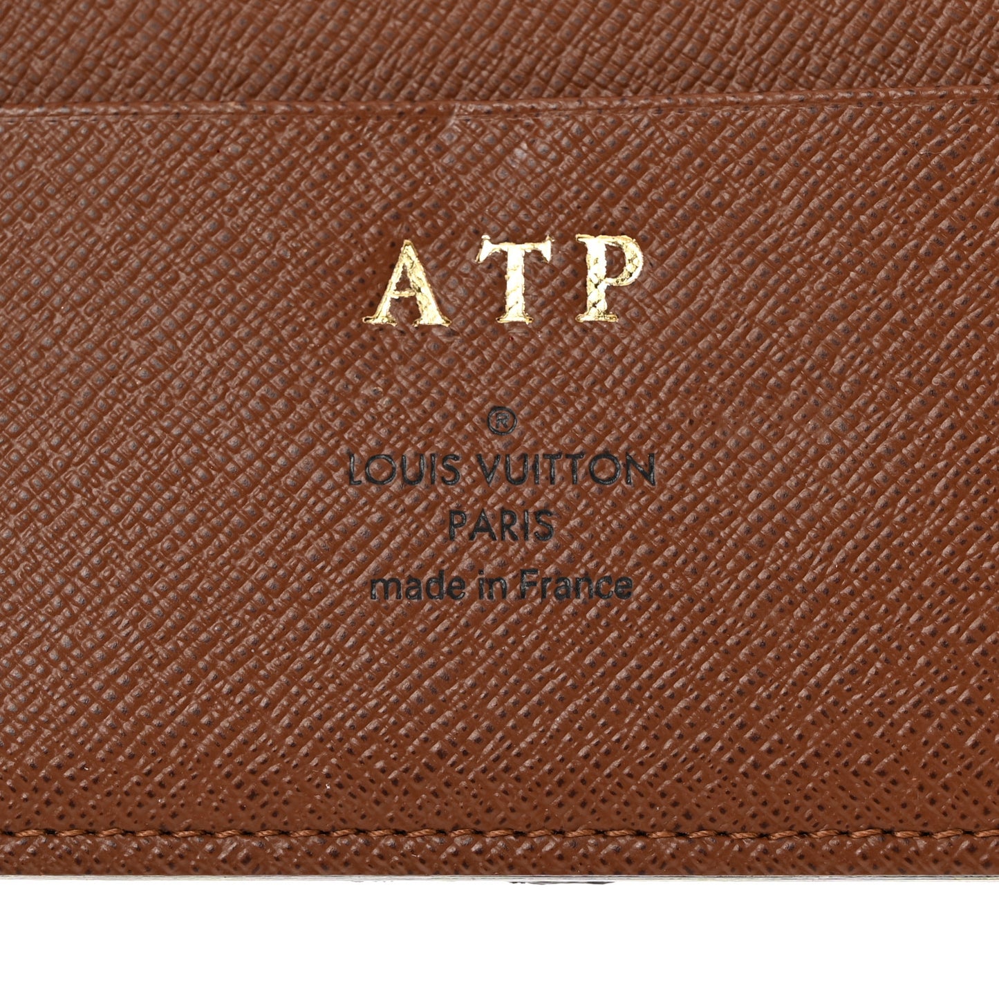 Monogram Large Ring Agenda Cover