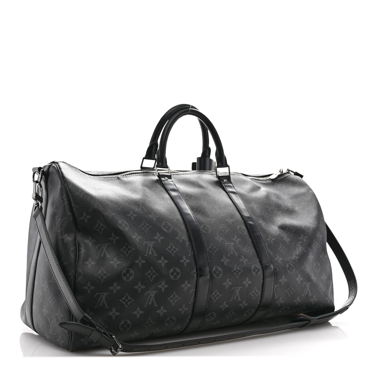 Louis Vuitton Monogram Eclipse Keepall Bandouliere 55 2 of 13