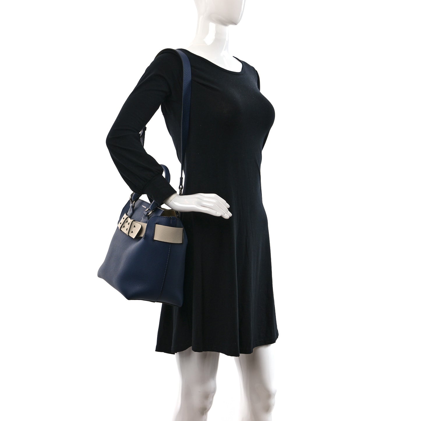 Soft Grain Calfskin Small Belt Bag Regency Blue