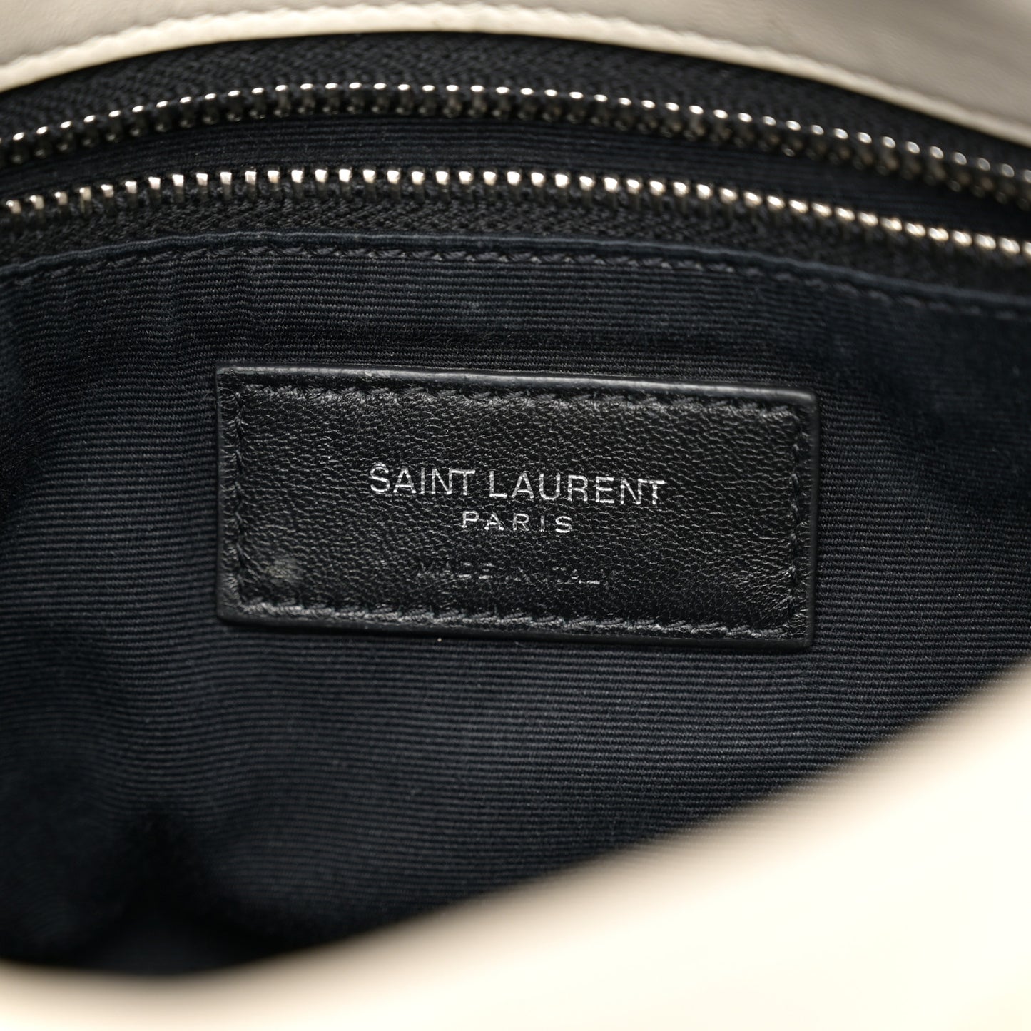 Lambskin Quilted Mini Loulou Puffer Monogram Chain Satchel Crema Soft