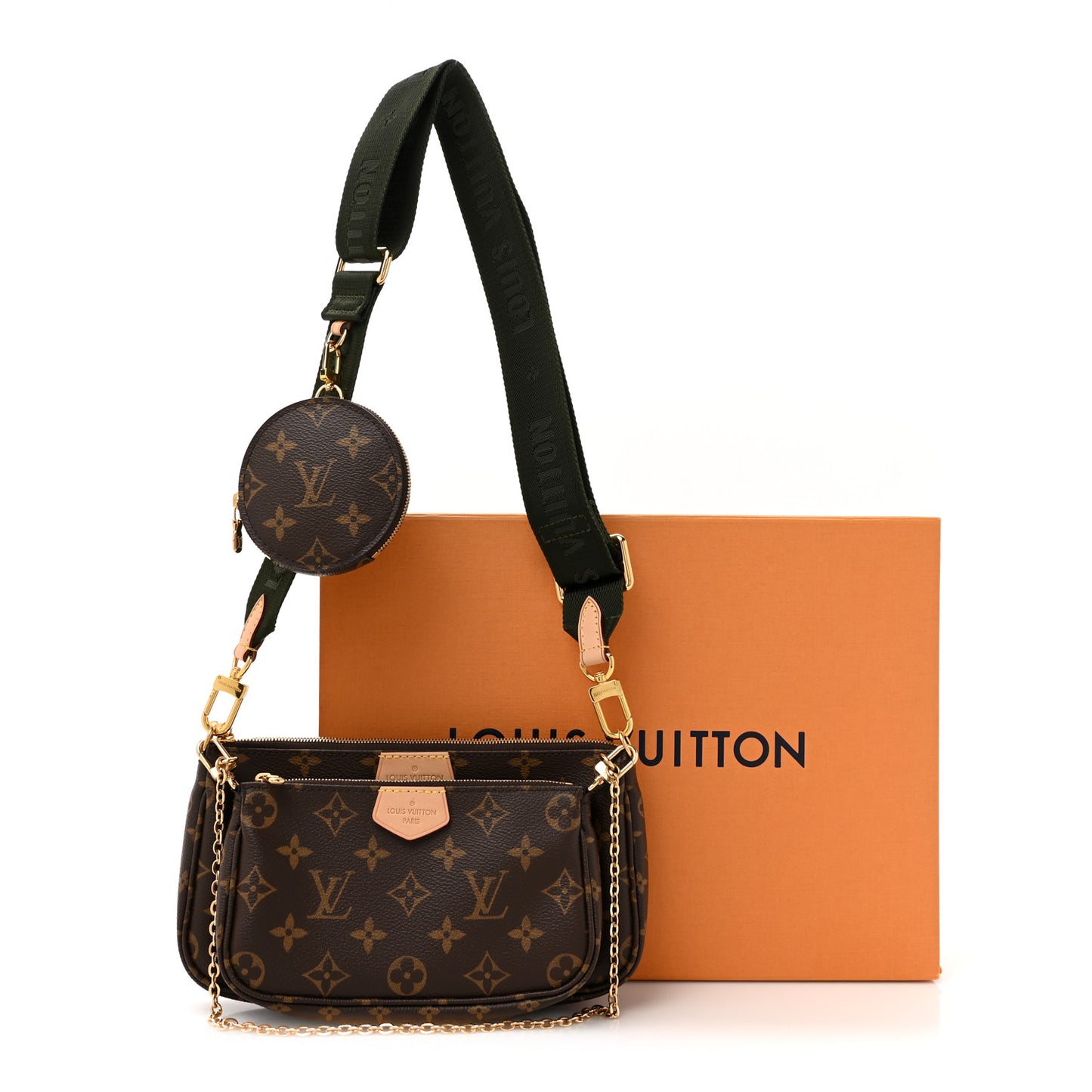 Monogram Multi Pochette Accessories Kaki