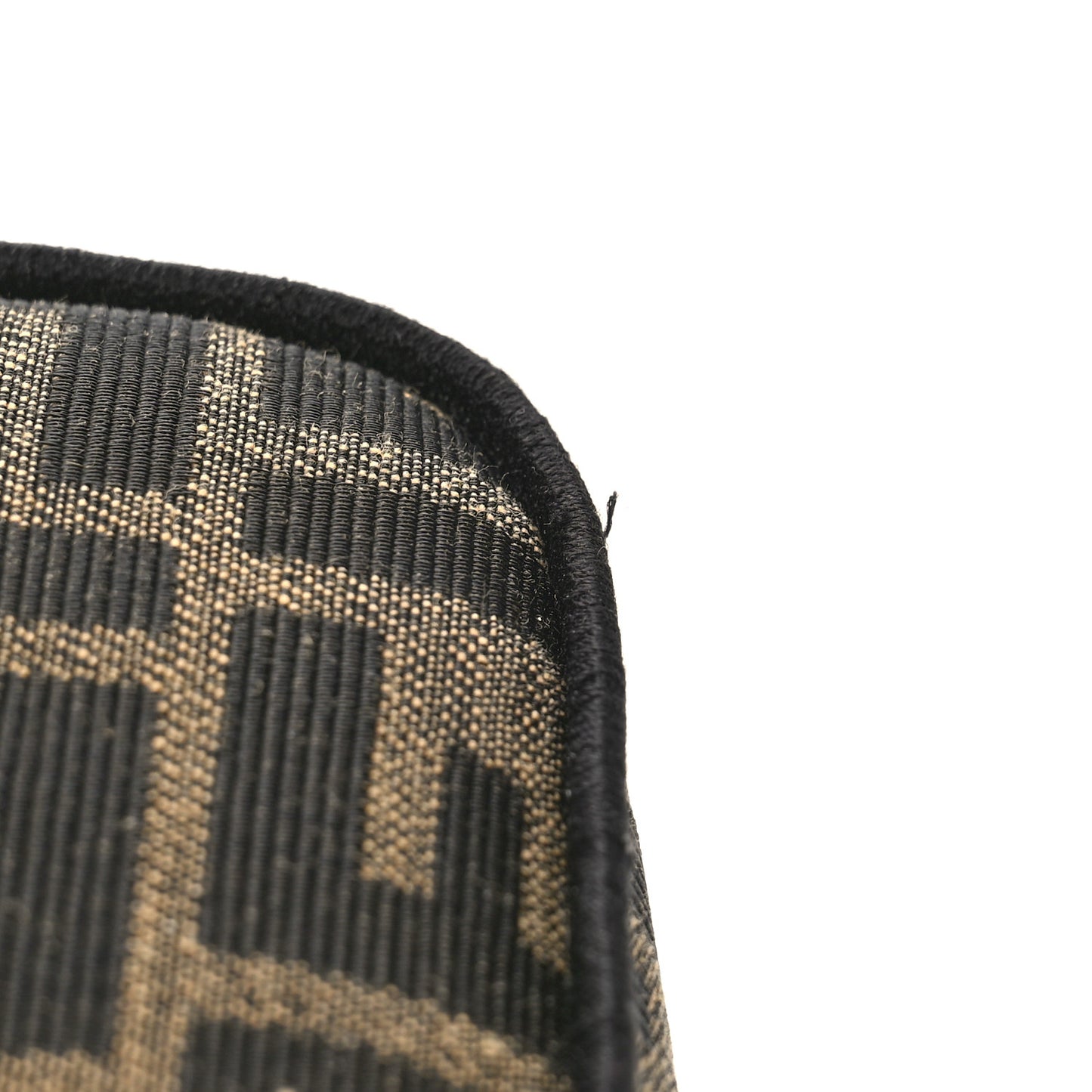 Fabric Jacquard FF 1974 Medium Baguette Tobacco Moro Black