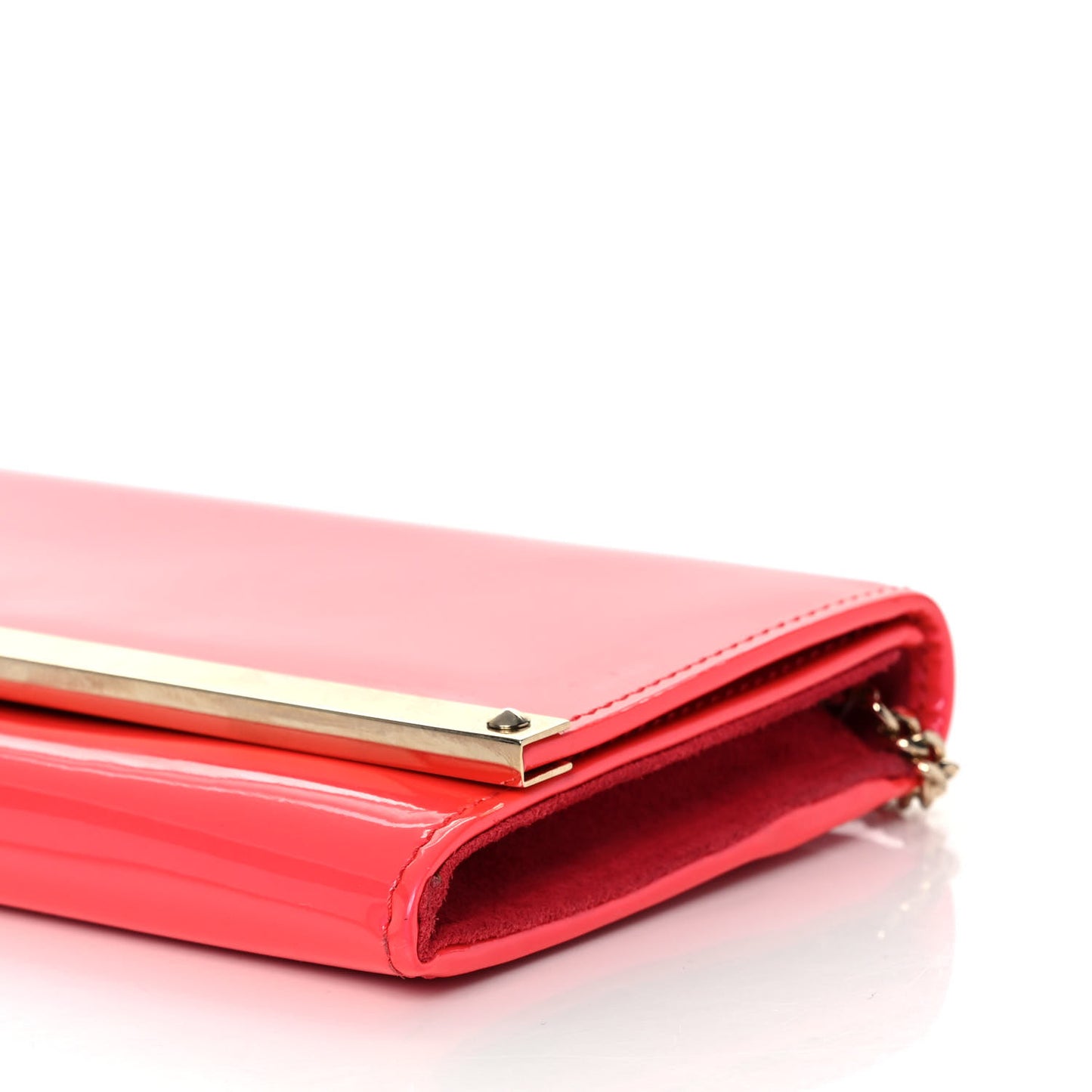 Patent Milla Wallet on Chain Pink