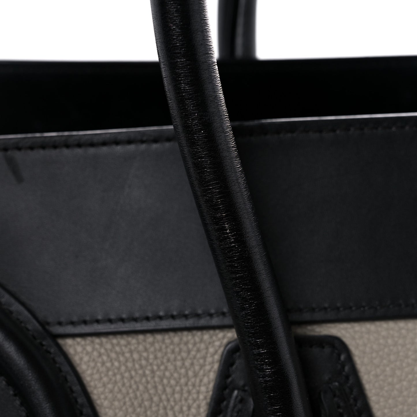 Baby Grained Calfskin Nubuck Mini Tri-Color Luggage Khaki
