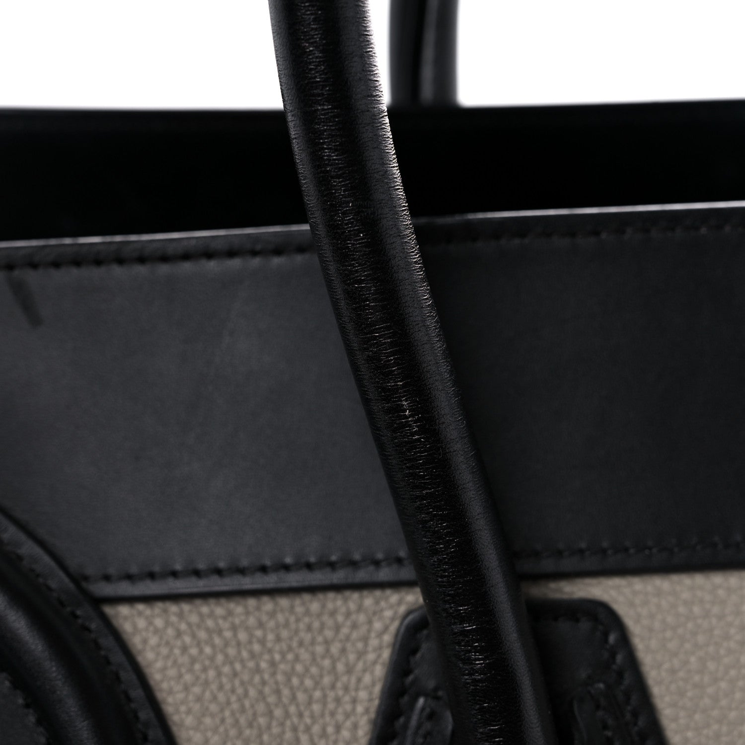 Celine Baby Grained Calfskin Nubuck Mini Tri-Color Luggage Khaki 18 of 24
