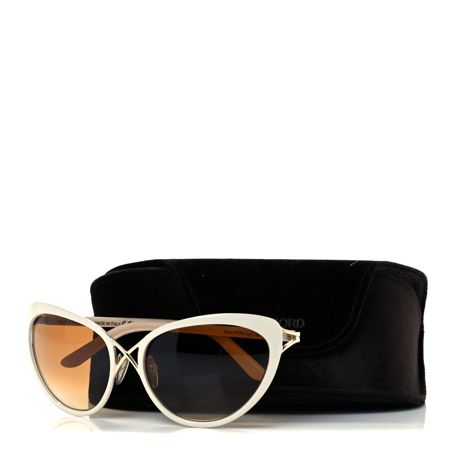 Acetate Daria Sunglasses TF 321 White