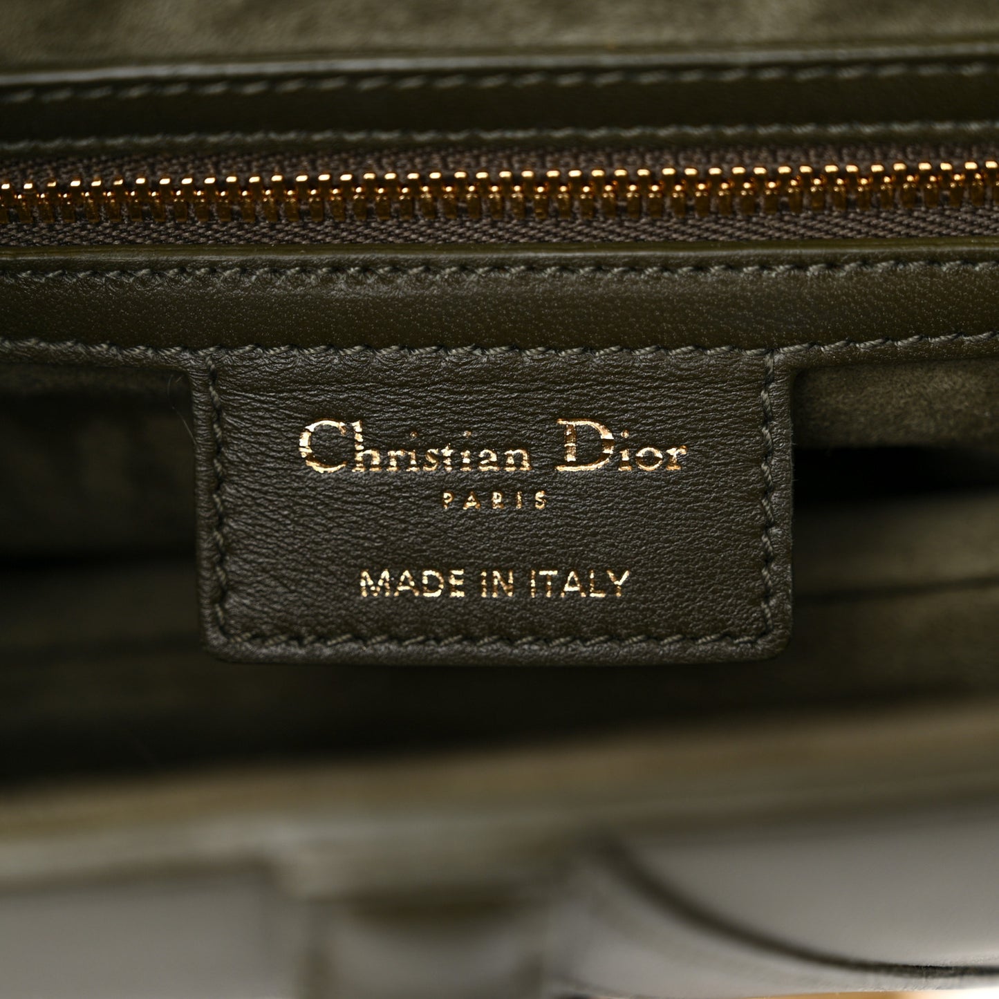 Smooth Calfskin Braided Saddle Bag Dark Green