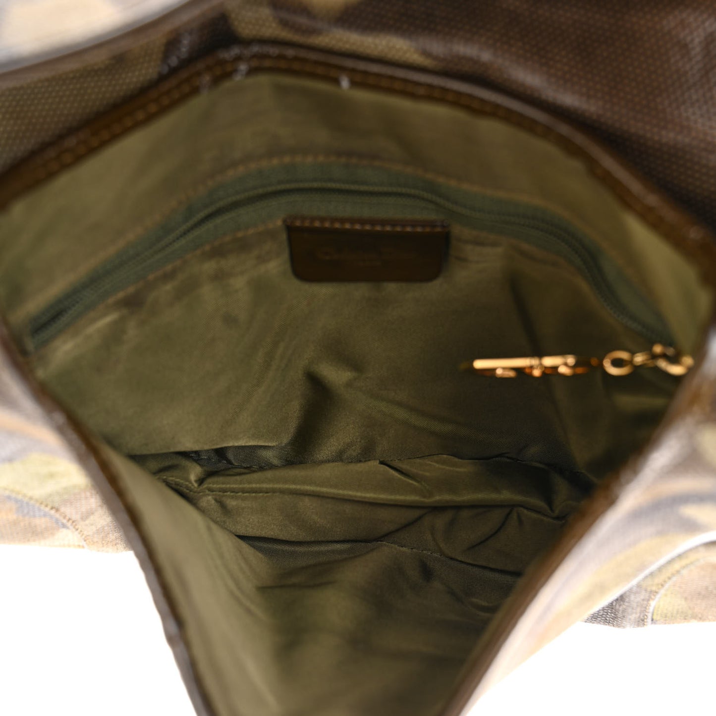 Pixelated Calfskin Camouflage Double Saddle Bag