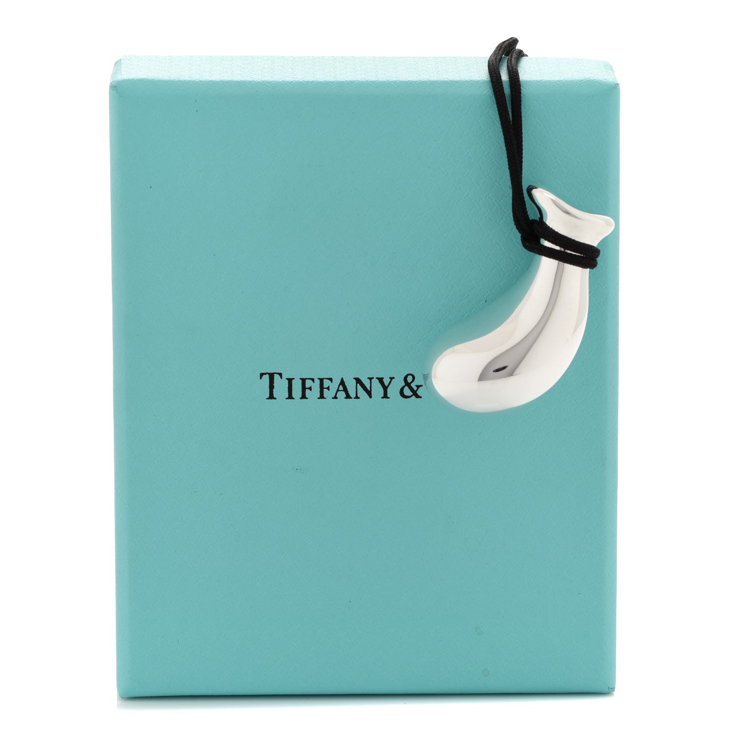 Tiffany Sterling Silver Silk Elsa Peretti Bottle Jug Pendant Necklace 5 of 6