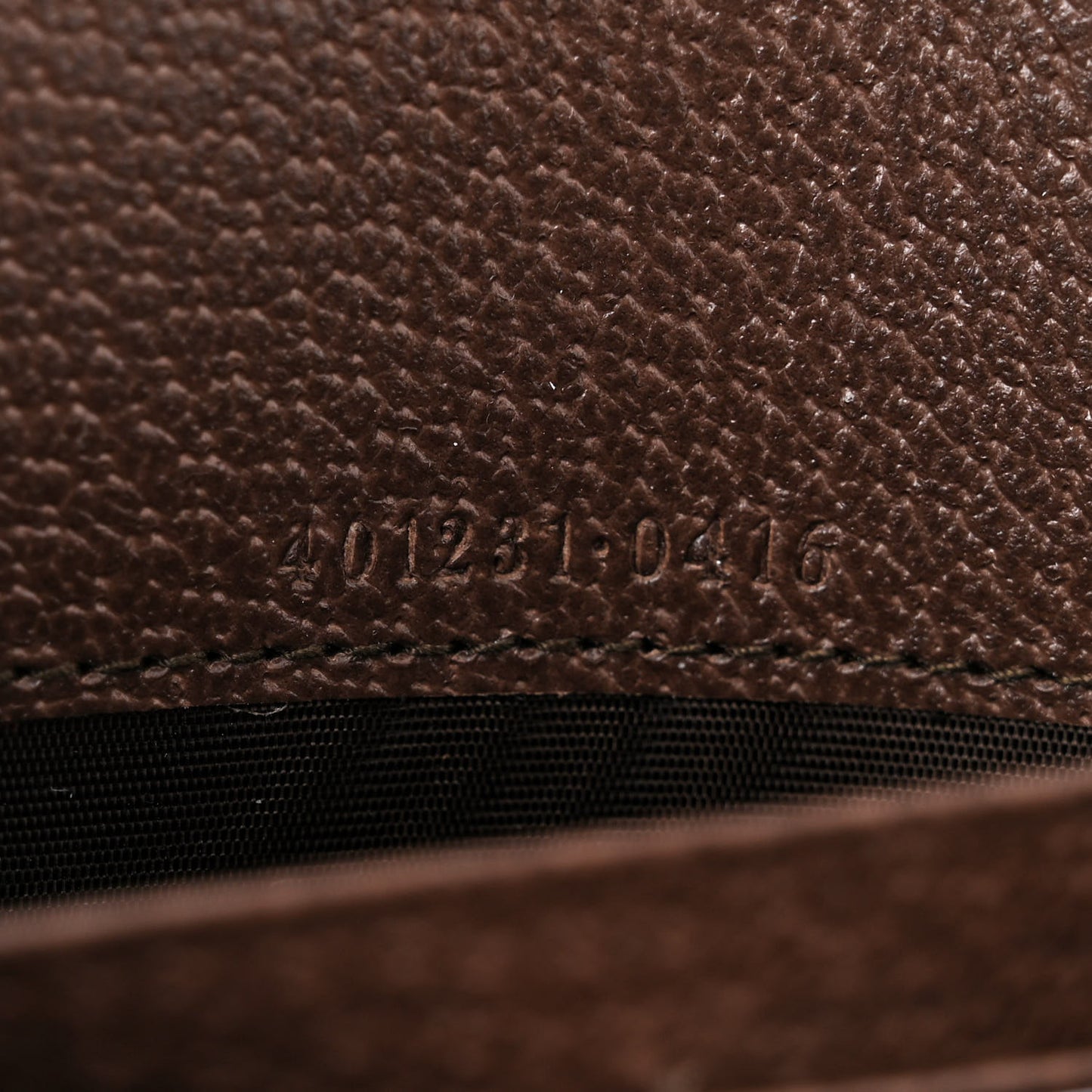 Monogram Jumbo GG Textured Dollar Calfskin Mini Dionysus Chain Wallet Camel Ebony New Acero