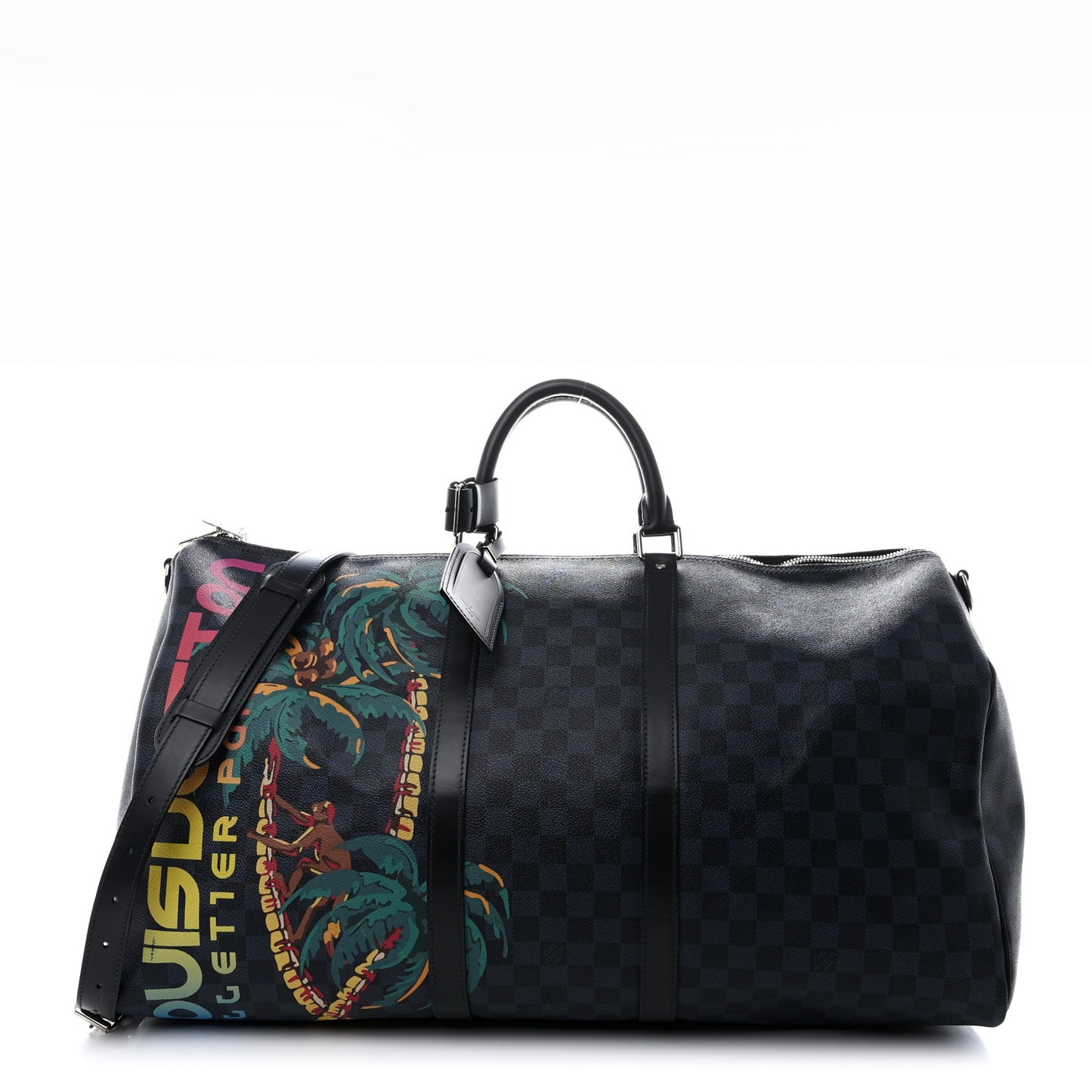 Damier Cobalt Jungle Keepall Bandouliere 55