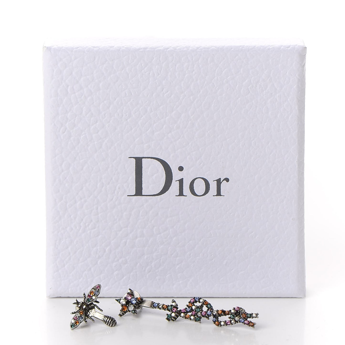Palladium Crystal J'adior Earrings Multicolor