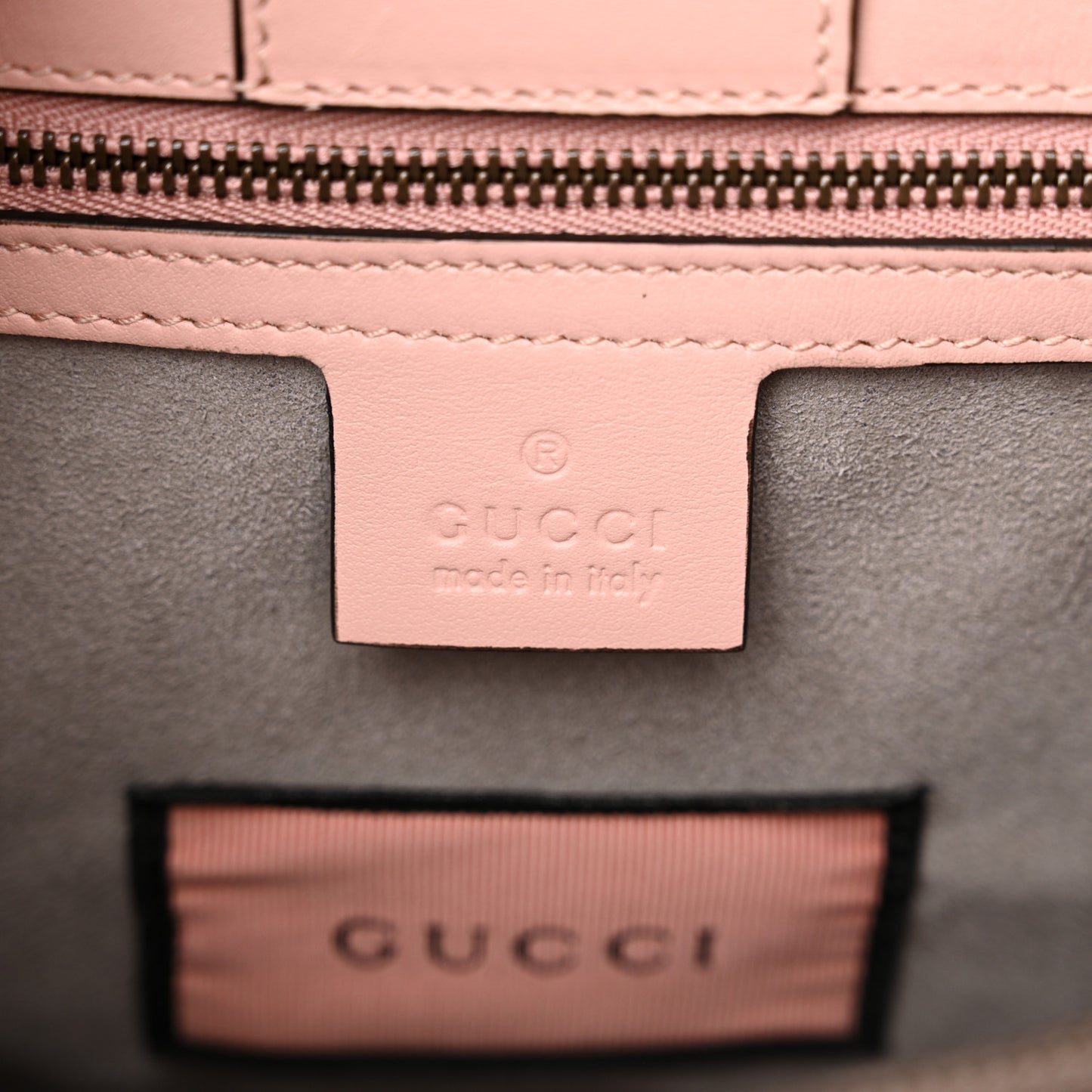 Calfskin Matelasse GucciGhost Small GG Marmont Tote Perfect Pink Rosa Ivory